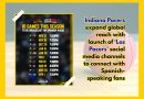 Indiana Pacers expand global reach with launch of  ‘Los Pacers’ social media channels to connect with Spanish-speaking fans